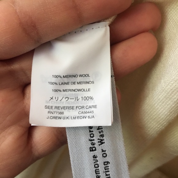 J. Crew V-Neck Sweater Merino Wool Medium - Picture 8 of 8